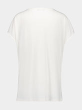 Balmain White Short-Sleeved Lipstick Print T-Shirt
