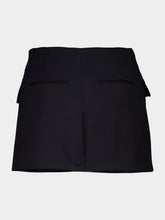 Balmain Black Buttoned 4-Pocket Wool Shorts