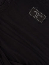 Balmain Black Twisted Double-Collar Tank Top