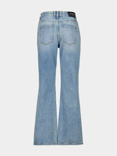Balmain Blue Flared Denim Jeans