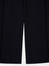 Balmain Black High-Waisted Satin Tailored Pants