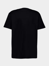 Balmain Black Flocked Logo T-Shirt