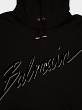 Balmain Black Flocked Sweatshirt