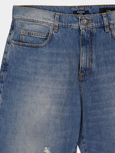 Balmain Loose-Fit Blue Denim Jeans