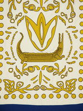 Paula Elizabeth Vanilla Custard Embroidered Pencil Skirt