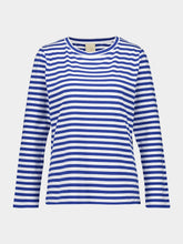 Paula Ella Jersey Round-Neck Striped Long-Sleeve