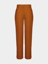 Paula Emily Caramel Café Ankle Cut Tailored Pants