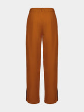 Paula Emily Caramel Café Ankle Cut Tailored Pants