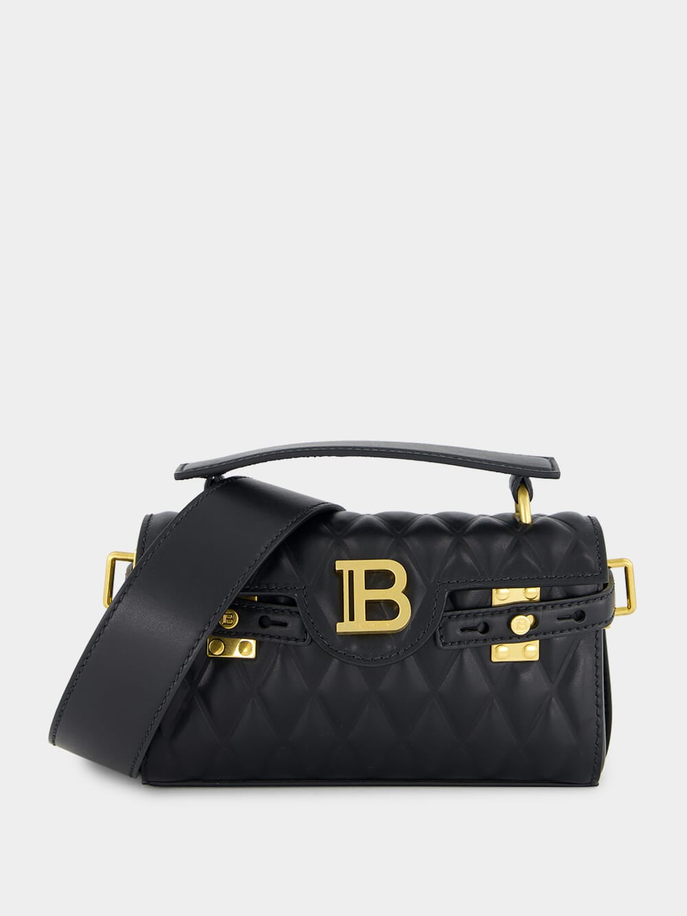 Balmain Black B-Buzz 19 Padded Bag Fashion Clinic