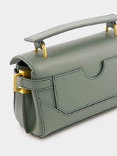 Balmain Vert Laurier B Buzz 19 Handbag