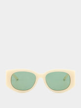 Casablanca Cream The Memphis Sunglasses