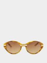 Casablanca Brown and Gold Cannes Sunglasses