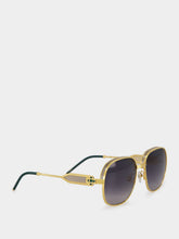 Casablanca Gradient Oval-Frame Sunglasses