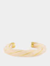 Aurélie Bidermann Ivory Diana Glazed-Effect Bangle