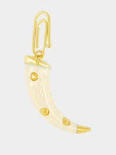 Aurélie Bidermann Gold and Ivory Caftan Moon Charm