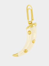 Aurélie Bidermann Gold and Ivory Caftan Moon Charm