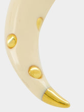 Aurélie Bidermann Gold and Ivory Caftan Moon Charm