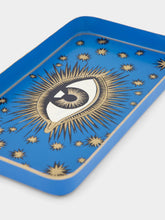 Les Ottomans Handpainted Blue Eye Tray