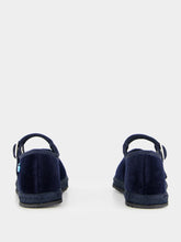 Piedaterre Mary Jane Bambino in Blue Mercantile Velvet