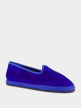 Piedaterre Modigliani Flats in Cobalt Blue Velvet