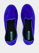 Piedaterre Modigliani Flats in Cobalt Blue Velvet