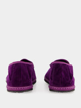 Piedaterre Purple Velvet Furlane Modigliani Slippers