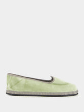 Piedaterre Modigliani Flats in Sage Green Velvet