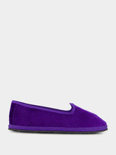 Piedaterre Modigliani Flats in Purple Anarchico Velvet