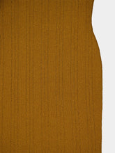 Balmain Camel Button-Embellished Midi Dress
