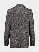 Dolce & Gabbana Grey Double-Breasted Wool Coat