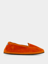 Piedaterre Modigliani Flats in Orange Velvet