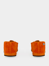 Piedaterre Modigliani Flats in Orange Velvet