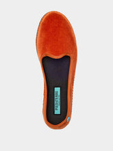Piedaterre Modigliani Flats in Orange Anarchico Velvet