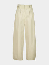 Altuzarra Beige Wide-Leg Cotton Trousers