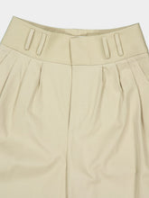 Altuzarra Beige Wide-Leg Cotton Trousers