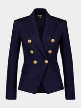 Balmain Double-Breasted Peak-Lapels Blazer