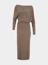 Altuzarra Cocoa Melange Kasos Cashmere Maxi Dress