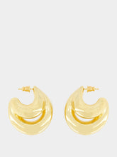 Panconesi Gold Double Blow Up Earrings