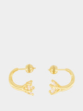 Panconesi Gold Nova Zircon Earrings