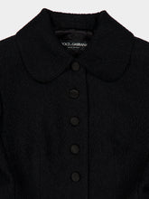 Dolce & Gabbana Black Fitted Wool Single-Breasted Jacket