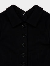 Dolce & Gabbana Black Fitted Virgin Wool Single-Breasted Jacket