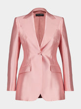 Dolce & Gabbana Pink Silk Shantung Blazer