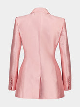 Dolce & Gabbana Pink Silk Shantung Blazer