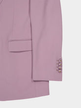 Dolce & Gabbana Purple Wool Tailored Blazer
