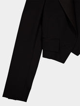 Dolce & Gabbana Black Short Wool Gabardine Jacket