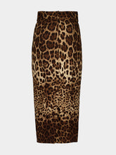 Dolce & Gabbana Leopard-Print Midi Pencil Skirt