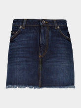 Dolce & Gabbana Dark Blue Mini 5-Pocket Denim Skirt