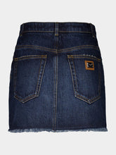 Dolce & Gabbana Dark Blue Mini 5-Pocket Denim Skirt