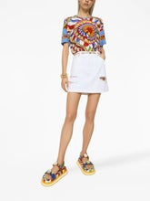 Dolce & Gabbana Distressed Denim Miniskirt