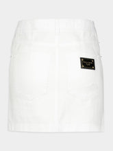 Dolce & Gabbana Distressed Denim Miniskirt